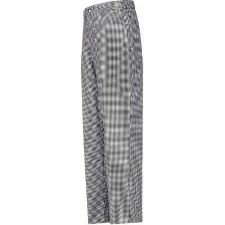 VF IMAGEWEAR Chef Designs Cook Pants, Black & White Check, Polyester/Cotton Twill, 38" x 30" 2020BW3830